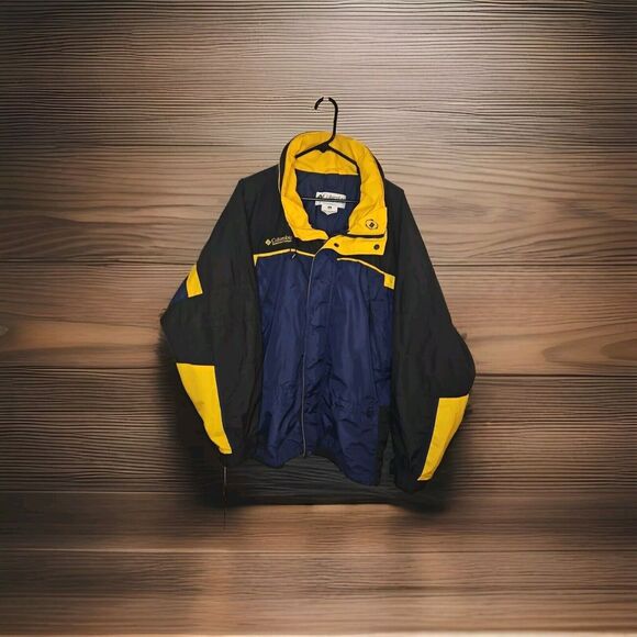 Vintage Columbia Jacket Mens XL Blue Fire Ridge 3 in 1 Full Zip Y2K Gorpcore